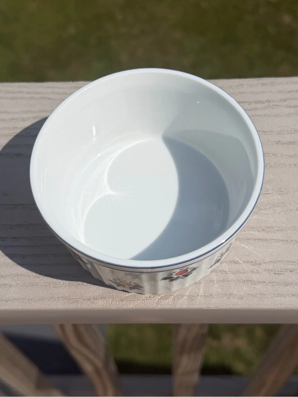 Schmid Design Folio Brasserie Line Souleiado Print Mini Casserole Dish, Vintage